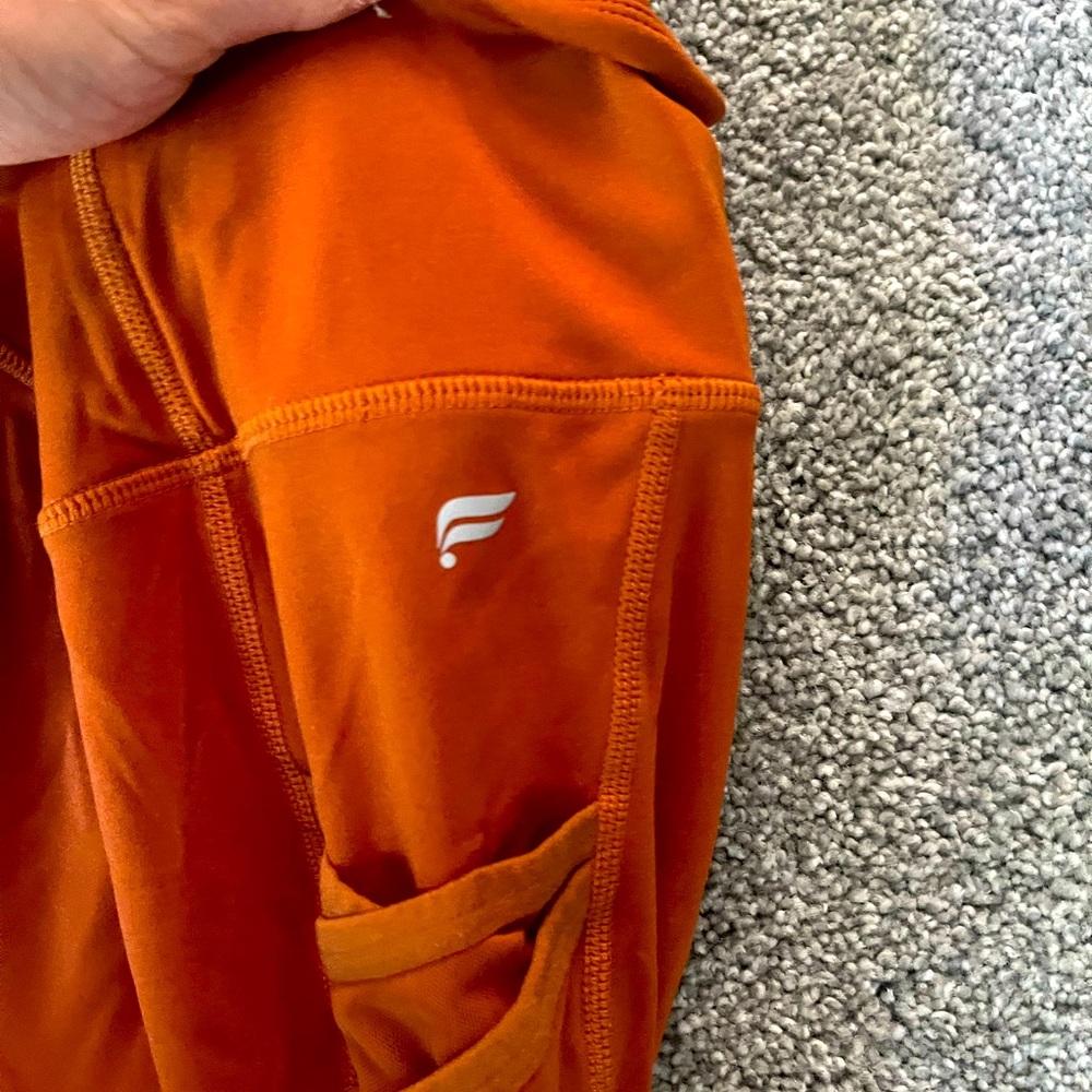 Burnt Orange Fabletics leggings
